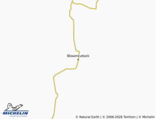 Carte MICHELIN Bissamcuttack - ViaMichelin