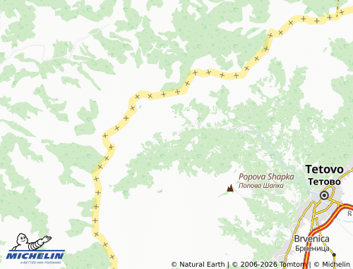 Mapa MICHELIN Borovce - ViaMichelin