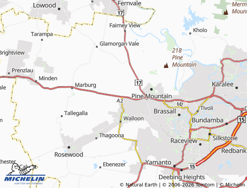 Mapa MICHELIN Ironbark - ViaMichelin