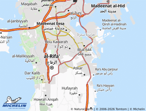 MICHELIN East Riffa map - ViaMichelin