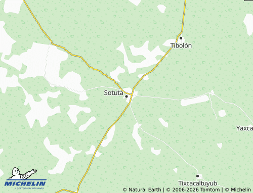 Mapa MICHELIN Sotuta - ViaMichelin