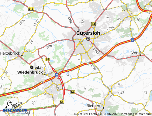 MICHELIN Heithorst map - ViaMichelin