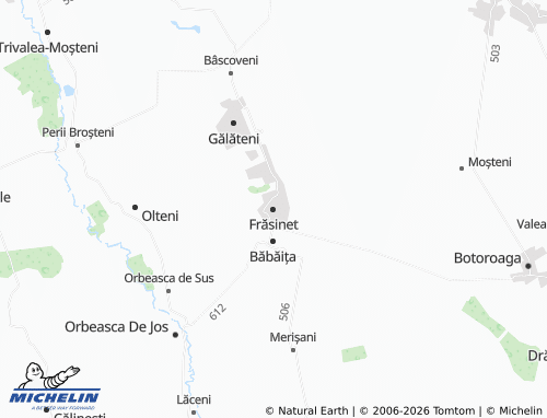 Mapa MICHELIN Frăsinet - ViaMichelin