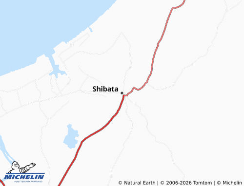 Kaart MICHELIN Shibata - ViaMichelin