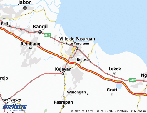 MICHELIN Purutrejo map - ViaMichelin