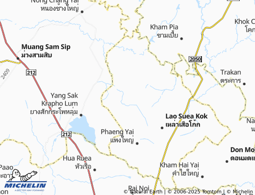 MICHELIN-Landkarte Phon Mueang - ViaMichelin