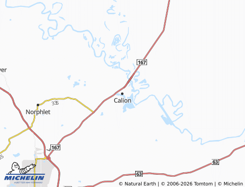 Mappa MICHELIN Calion - ViaMichelin