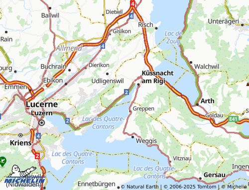 MICHELIN Sumpf map - ViaMichelin