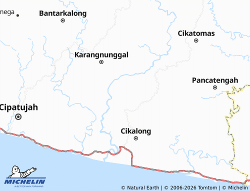 MICHELIN Panyiaran map - ViaMichelin