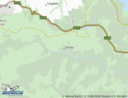 Carte MICHELIN Danby - ViaMichelin