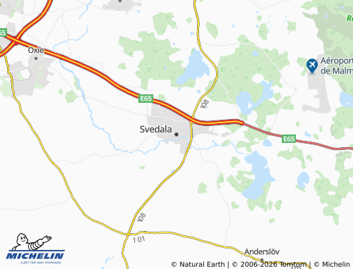 MICHELIN-Landkarte Svedala - ViaMichelin