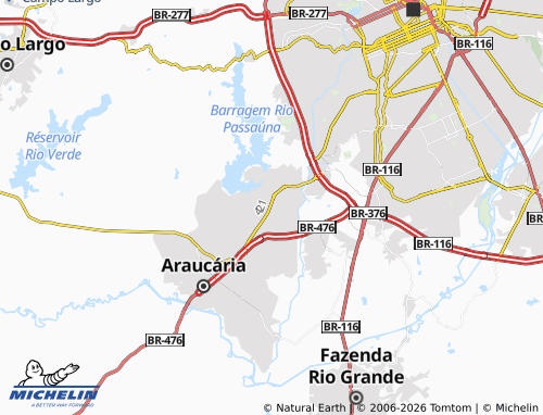Mappa MICHELIN Thomaz Coelho - ViaMichelin