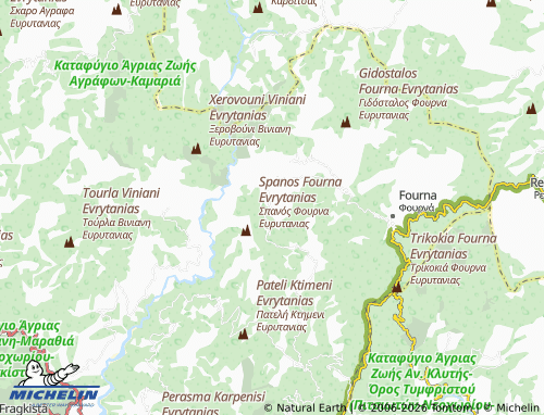 MICHELIN Vracha map - ViaMichelin