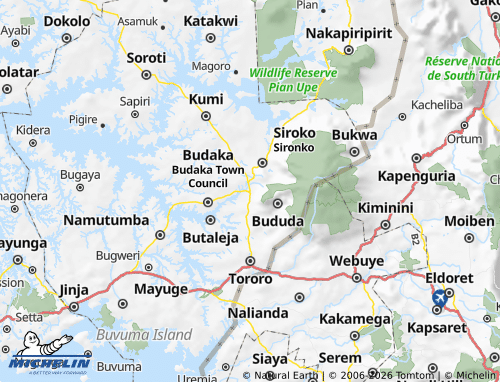 Mapa MICHELIN Eastern - ViaMichelin
