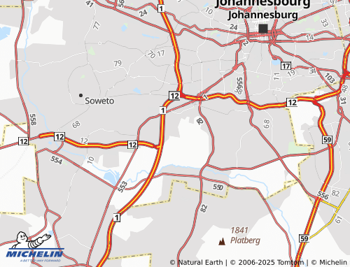 MICHELIN Naturena Extension 13 map - ViaMichelin