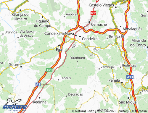 Mappa MICHELIN Peixeiro - ViaMichelin