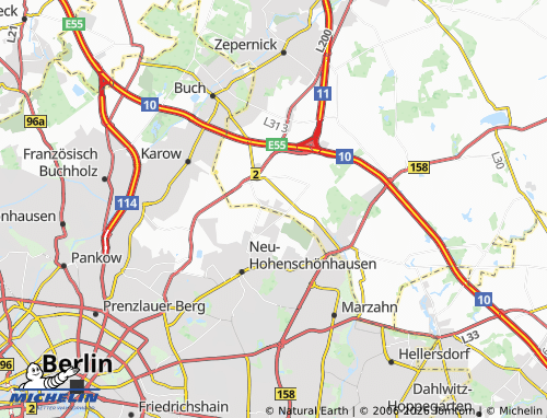 MICHELIN Klarahöh map - ViaMichelin