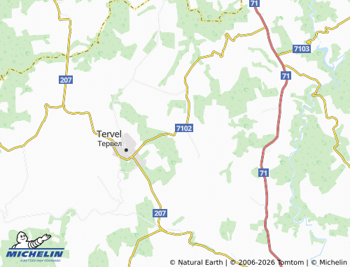 MICHELIN Bozhan map - ViaMichelin