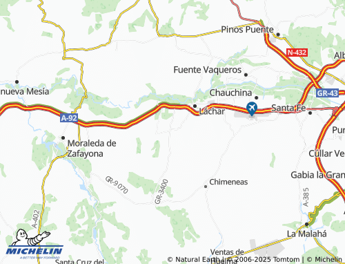 Mapa MICHELIN Peñuelas - ViaMichelin