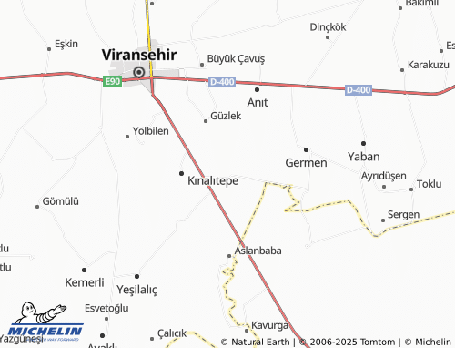 MICHELIN Elgün map - ViaMichelin