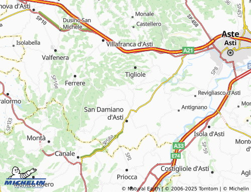 MICHELIN San Giulio map - ViaMichelin