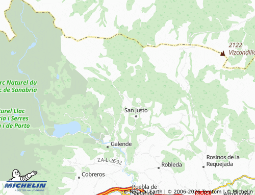 MICHELIN Coso map - ViaMichelin