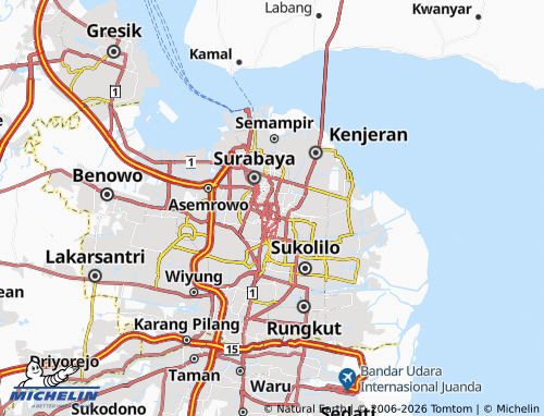 MICHELIN Ketabang map - ViaMichelin