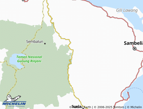 MICHELIN Sembalun Bumbung map - ViaMichelin