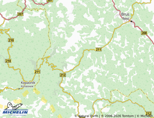 Mapa MICHELIN Livađe - ViaMichelin