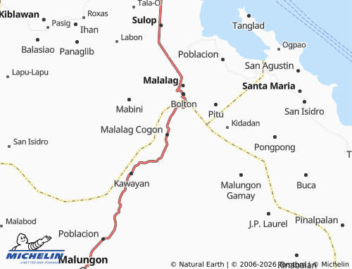 MICHELIN-Landkarte Talus - ViaMichelin