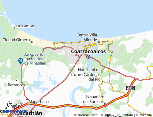 Mapa MICHELIN Villas del Sur - ViaMichelin