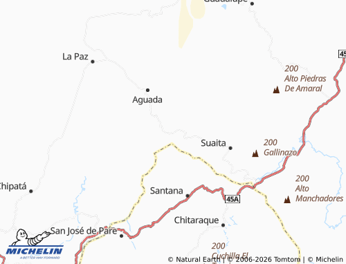 MICHELIN San Benito map - ViaMichelin