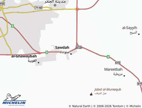 MICHELIN Sudah map - ViaMichelin