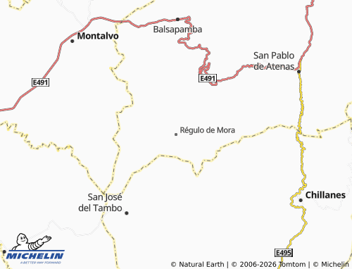 Mappa MICHELIN Régulo de Mora - ViaMichelin