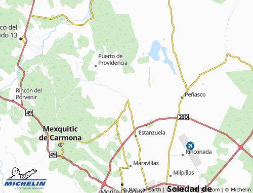 Mappa MICHELIN San Pedro Ojo Zarco - ViaMichelin