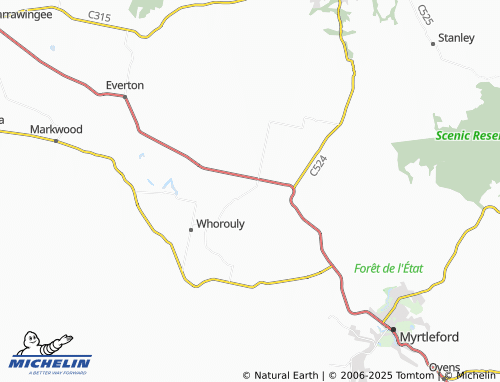 MICHELIN Bowmans Forest map - ViaMichelin