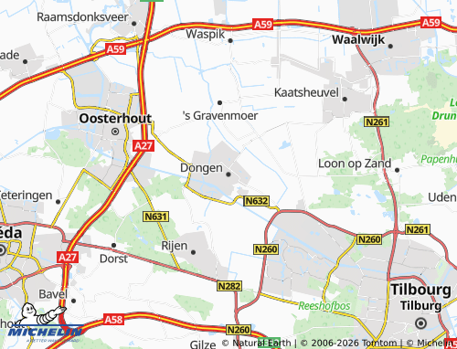 MICHELIN Dongen map - ViaMichelin