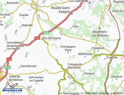 Carte MICHELIN Mainfonds - ViaMichelin