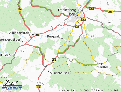 MICHELIN Wiesenfeld map - ViaMichelin