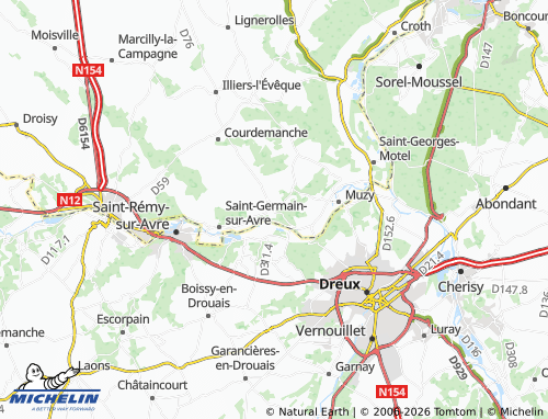Mappa MICHELIN Mesnil-sur-l'Estrée - ViaMichelin