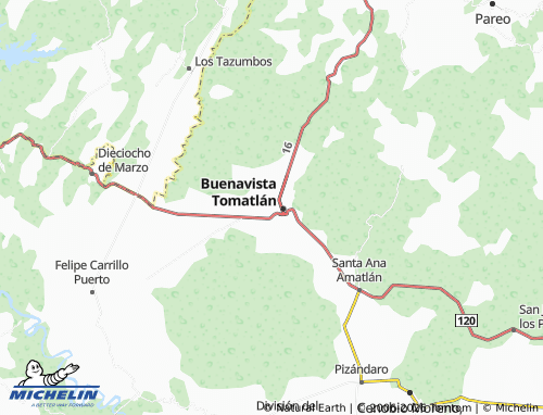 Mappa MICHELIN Ampliación Doroteo Arango - ViaMichelin