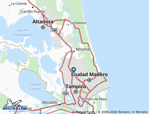 Mapa MICHELIN Valle Dorado - ViaMichelin