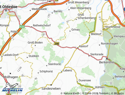 MICHELIN Siebenbäumen map - ViaMichelin