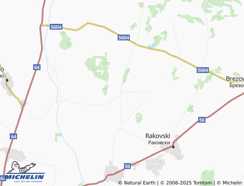 MICHELIN Padarsko map - ViaMichelin