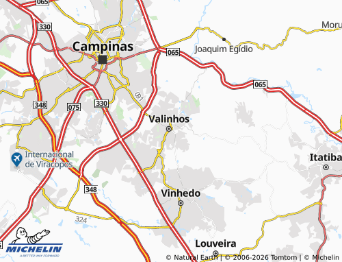 Mapa MICHELIN Vila Clayton - ViaMichelin