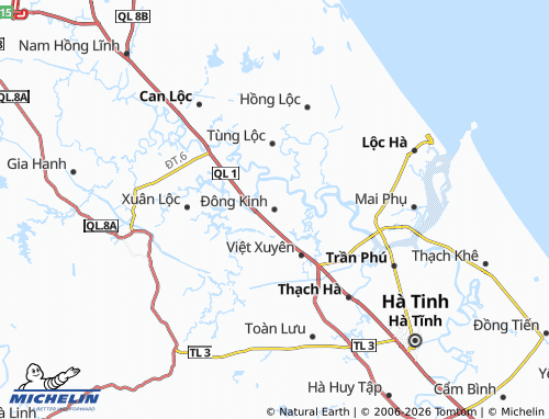 Mappa MICHELIN Thạch Kênh - ViaMichelin