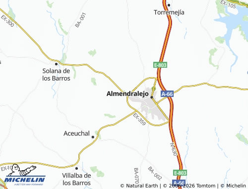 Kaart MICHELIN Los Claveles - ViaMichelin