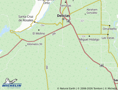 Mapa MICHELIN Ejido El Diez Kilómetro 86 4 - ViaMichelin