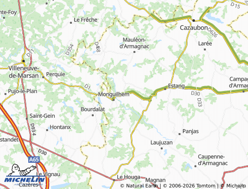 Mapa MICHELIN Castex-d'Armagnac - ViaMichelin