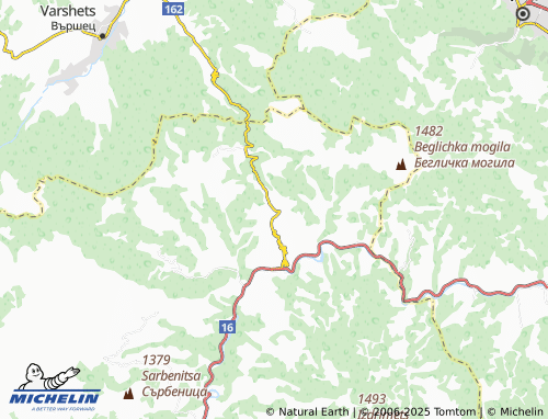 MICHELIN Milanovo map - ViaMichelin